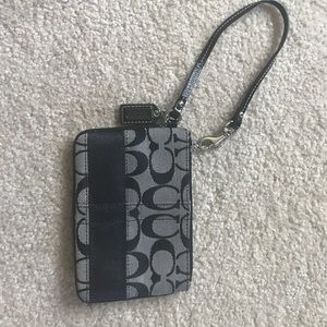 Signature Coach wristlet