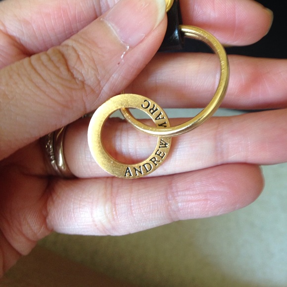 Leather new Andrew Marc leather trim bag - Picture 4 of 7