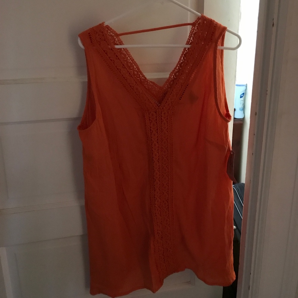 Orange summer top