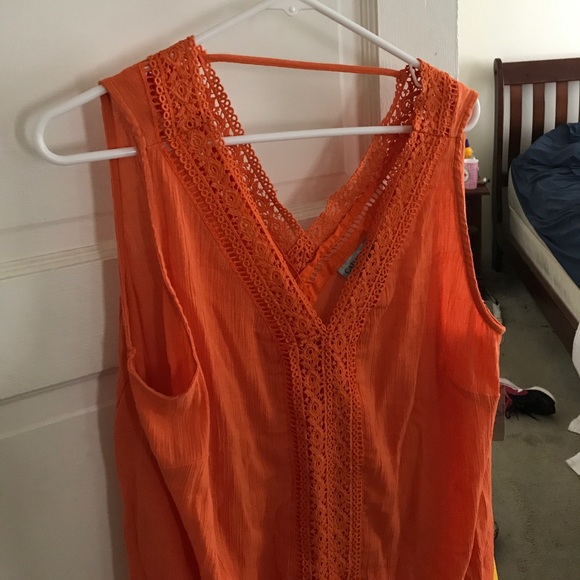 Orange summer top - Picture 4 of 4