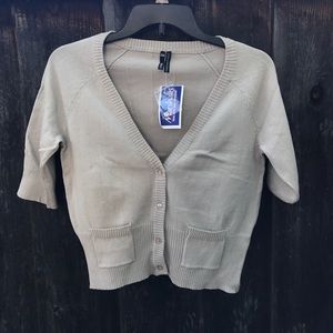 Take Out Short Sleeve Cardigan