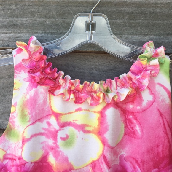 Pretty pink floral dress - Picture 3 of 6