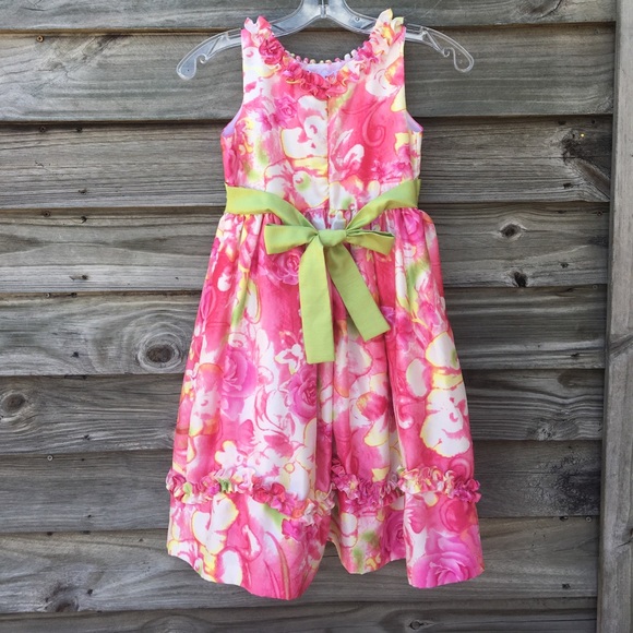 Pretty pink floral dress - Picture 5 of 6