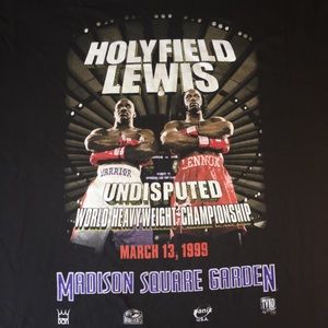 Vintage Boxing Holyfield/Lewis T-shirt Sz XL