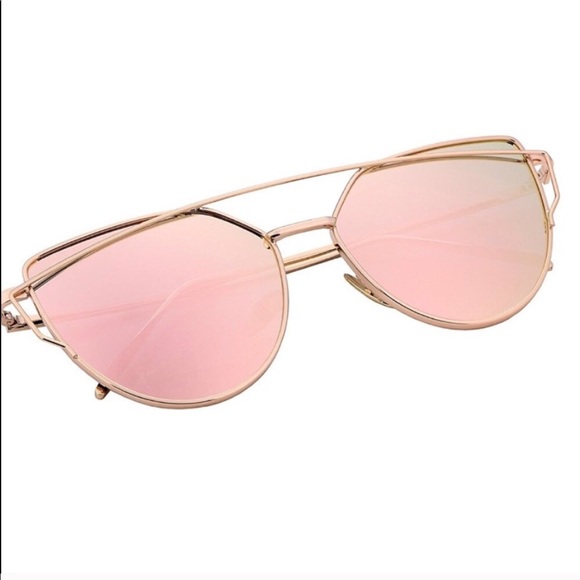 Sojos Sunglasses Rose Gold Metallic NIB - Picture 4 of 6
