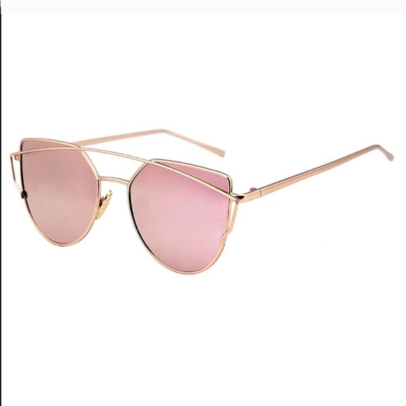 Sojos Sunglasses Rose Gold Metallic NIB - Picture 5 of 6