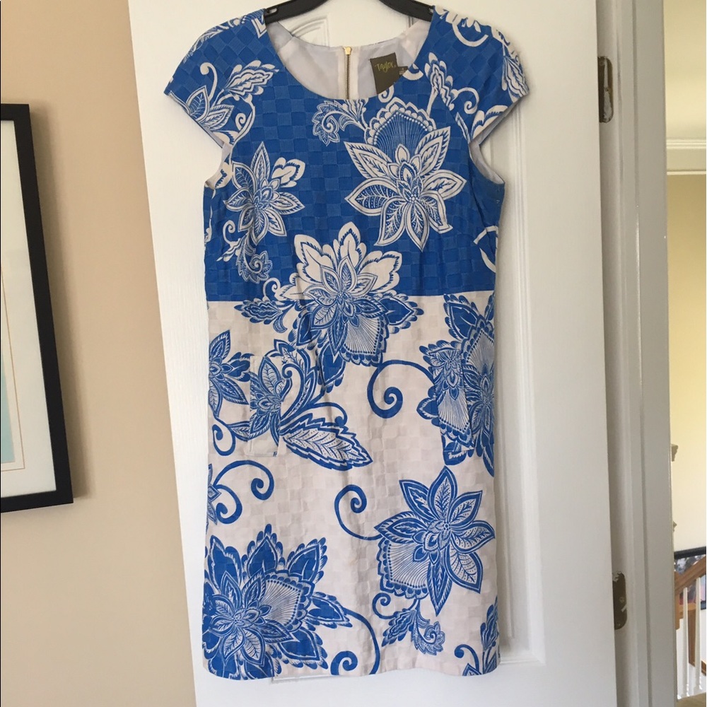 Medium length flower patterned dress