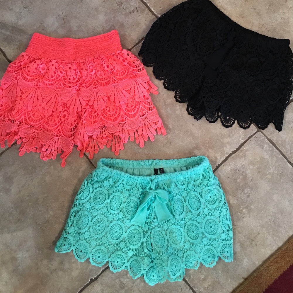 Lace shorts BUNDLE🦄