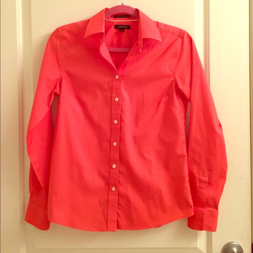 Lands' End Corral Non-Iron Oxford Shirt