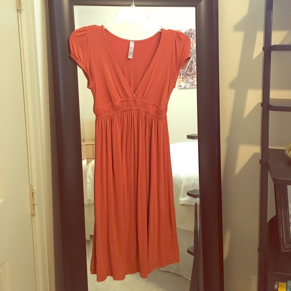 XS Knit V-Neck Dress