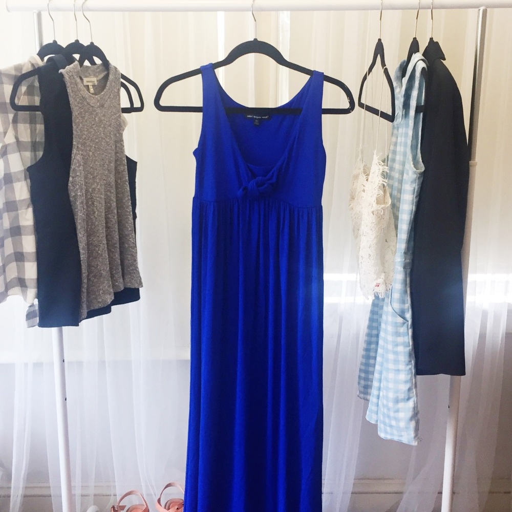NWOT Blue Maxi Dress