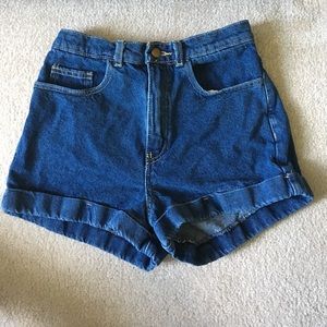 American apparel high waisted shorts