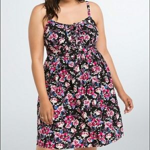 NWOT torrid lace up sundress sz6