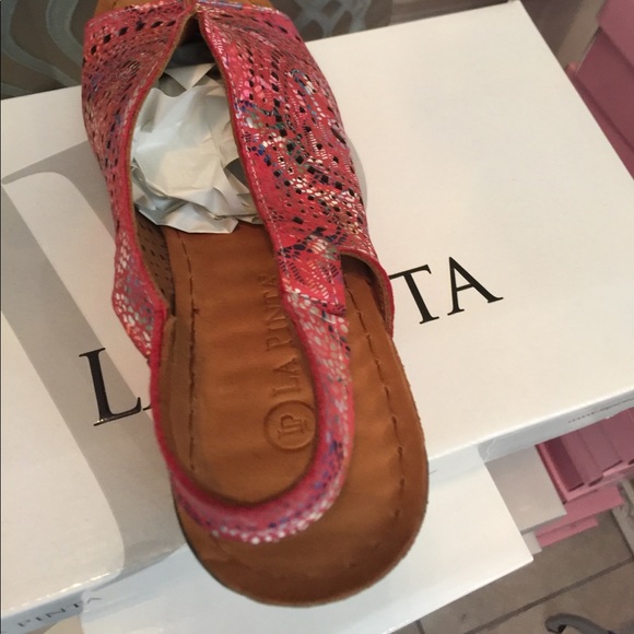 La Pinta Multi Color Sandals - Picture 4 of 4