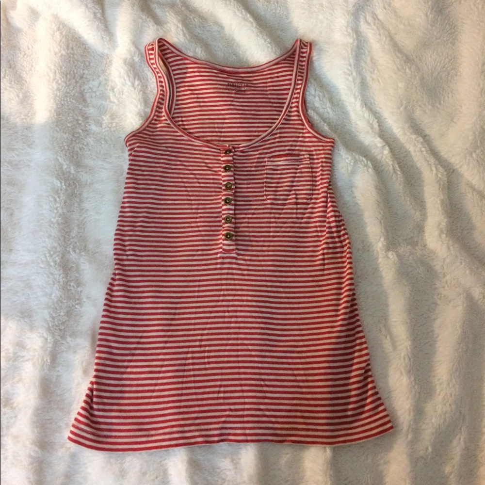J-Crew Henley Tank Top