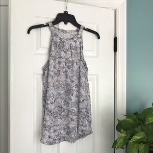 Floral Sleeveless Blouse