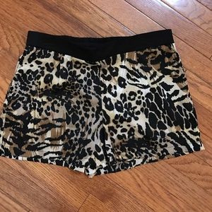 Leopard Print Shorts