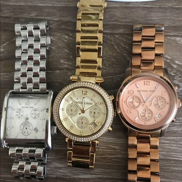 Rose gold Michael Kors watch