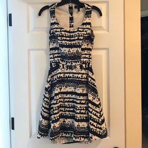 Black and Cream Dress