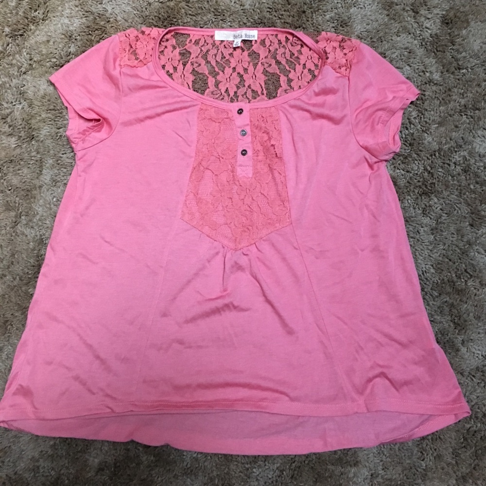 Fun Lace Detailed T-Shirt