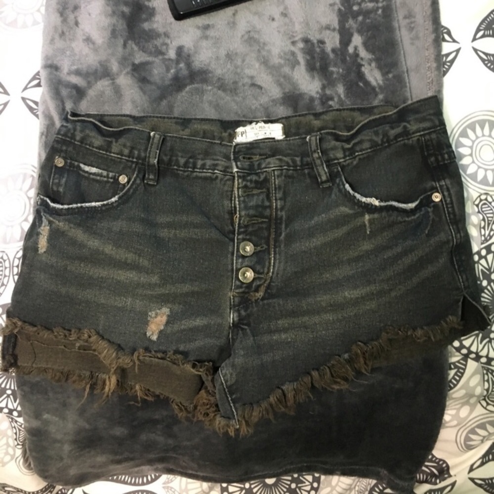 Free People Black Shorts