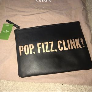 BRAND NEW Kate Spade Champagne Clutch