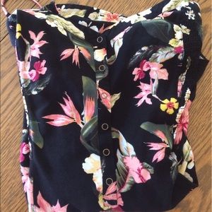 Forever 21 Floral Romper