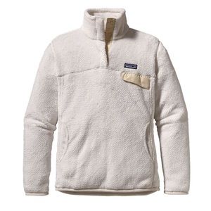 Cream Patagonia Re-Tool Pullover