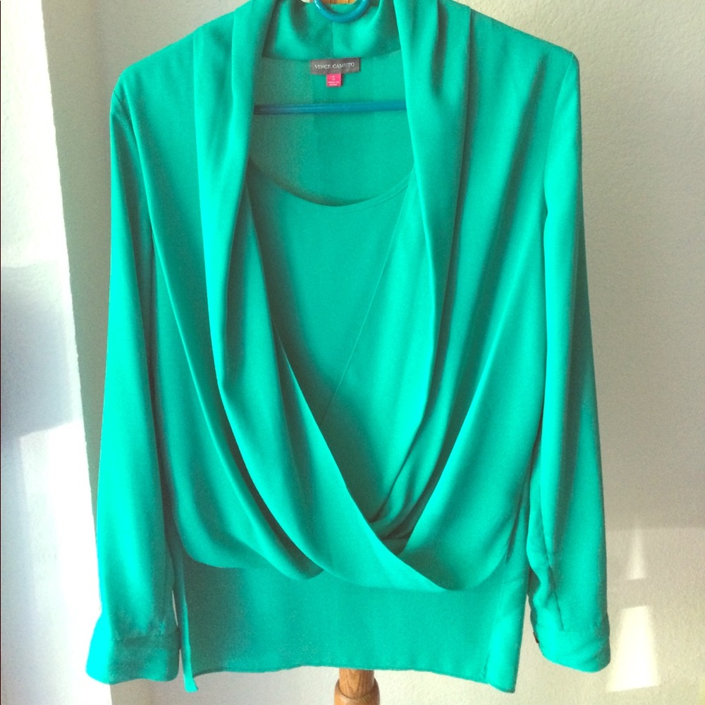 Vince camuto long sleeve blouse