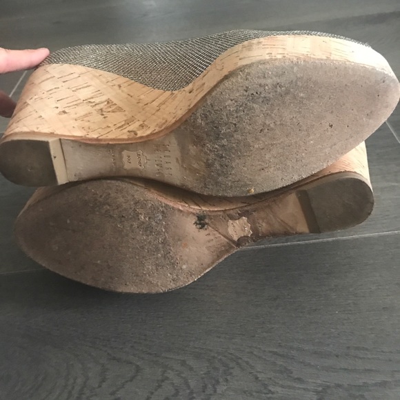 Stuart Weitzman platform cork wedge size 8.5 - Picture 5 of 7