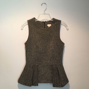 Herringbone Peplum Top | H&M