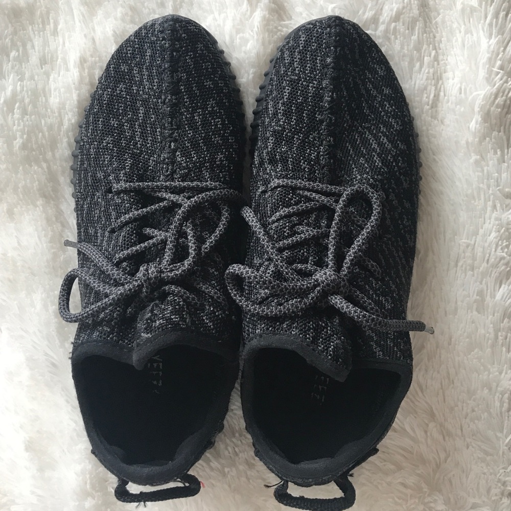 Yeezy boost 7.5 black (women's)