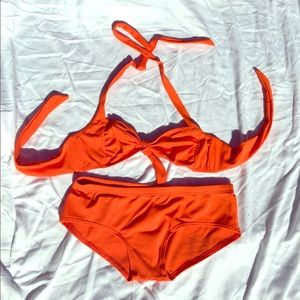 Orange bikini