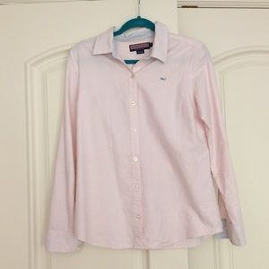 Vineyard Vines Pink Striped Button Down