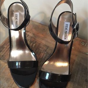 Steve Madden Black Patent Heels