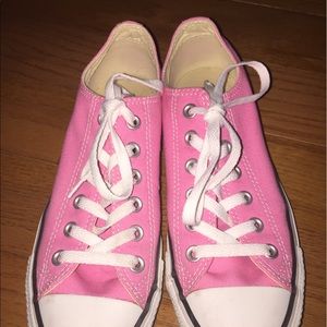 Pink Low Top Converse