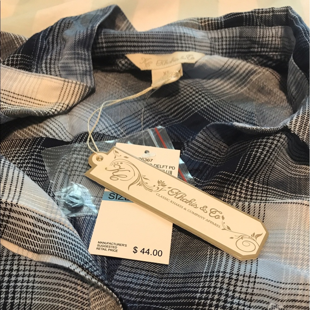 Brand new with tags, button up blouse