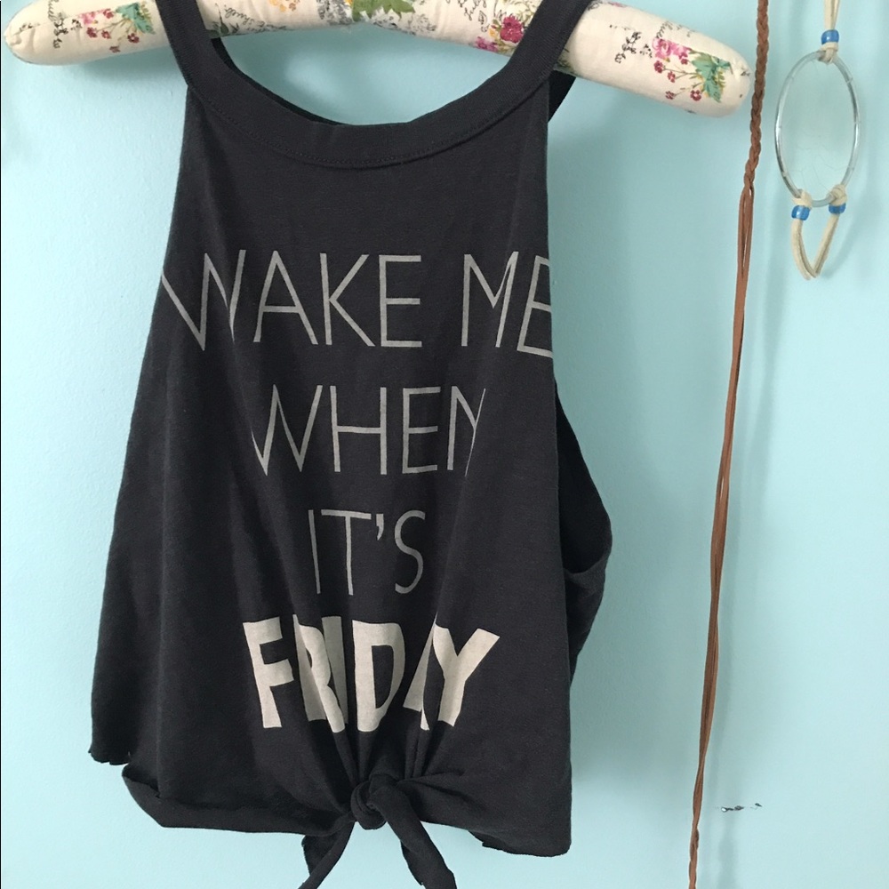 Tied tank top