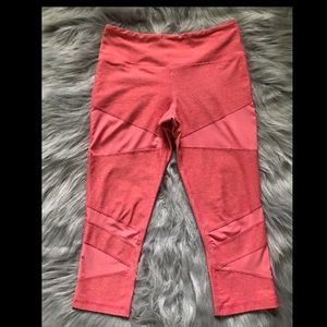 Pink/Orange Cropped Leggings