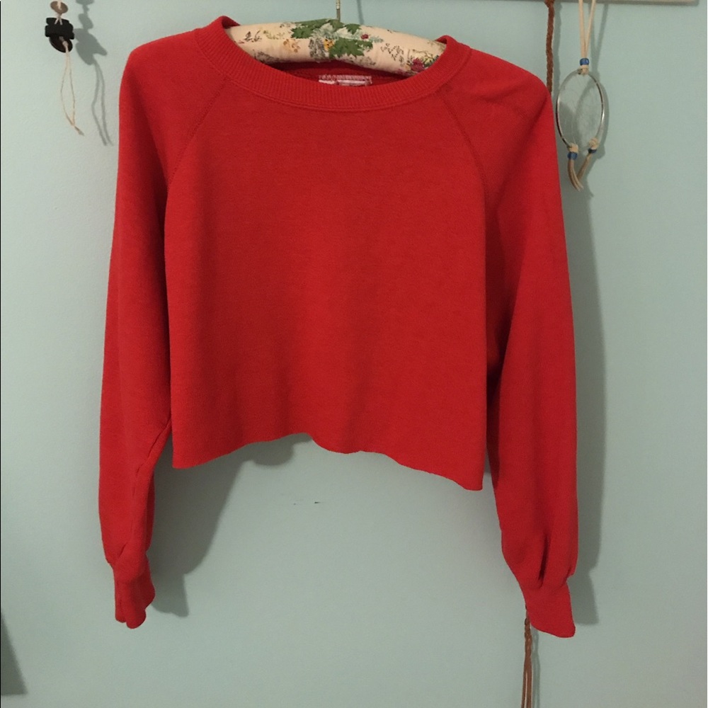Cropped sweatshirt