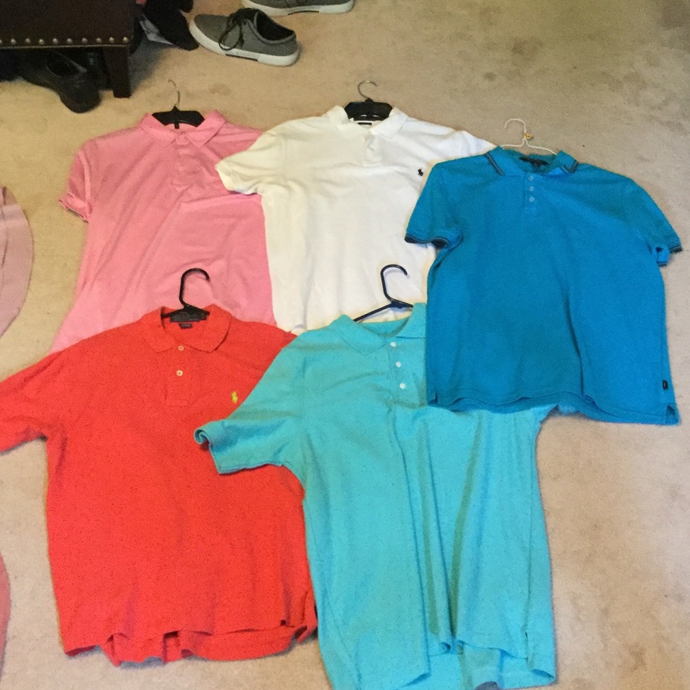 (3) Polo Brand Shirts, (1) Croft & Barrow, 1 AL