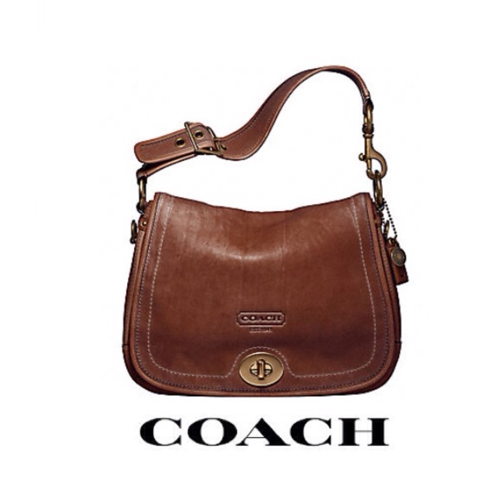 Coach Legacy Vachetta Leather Saddle Shoulder Bag