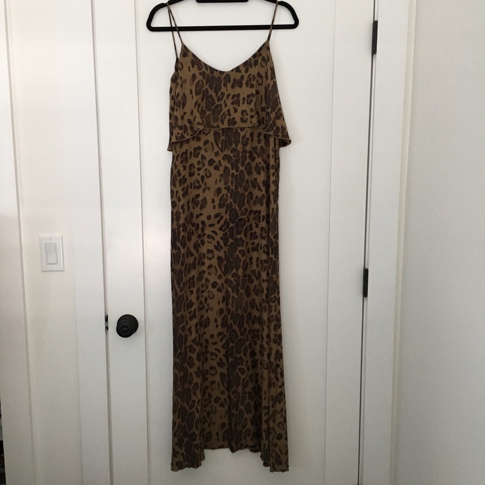Blu Moon Leopard Maxi Dress