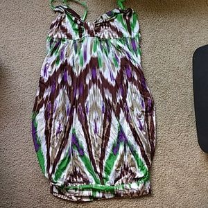 Fun vibrant summer dress