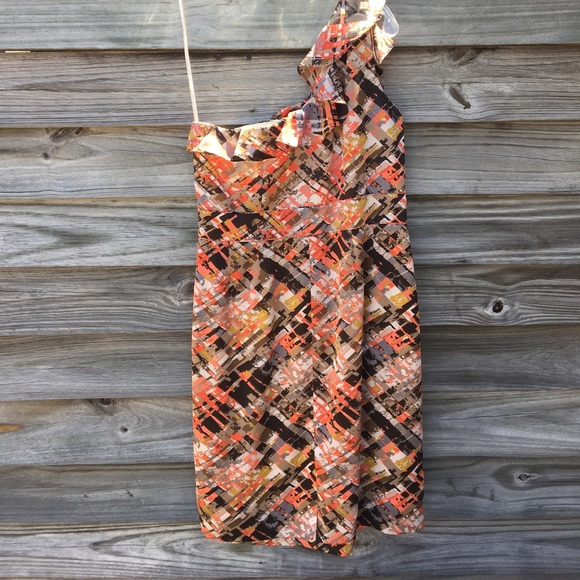 Tahari one shoulder dress - Picture 4 of 4