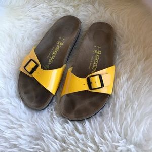 Birkenstock Madrid in yellow