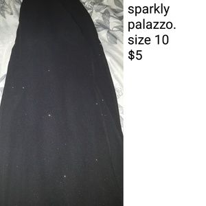 Layered palazzo pants