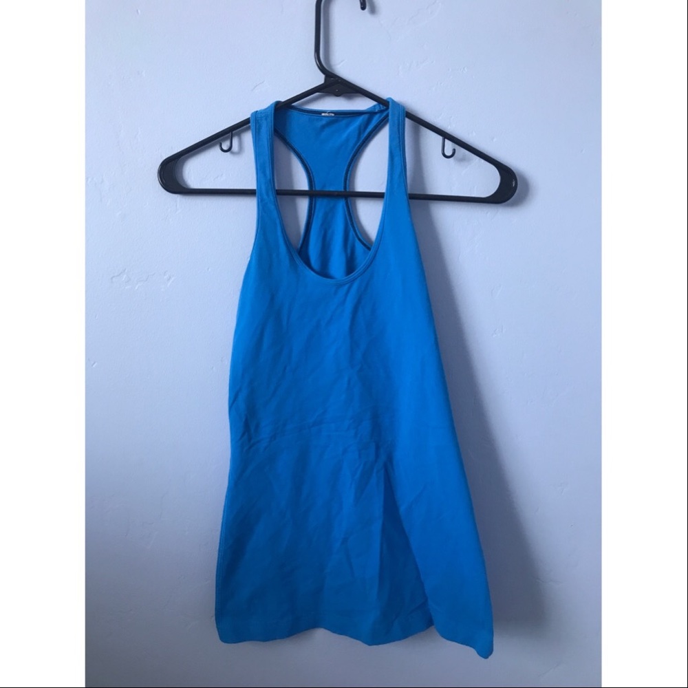 Blue lululemon racerback