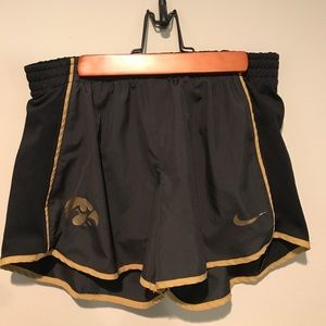 Iowa Hawkeye Nike dri-fit running shorts
