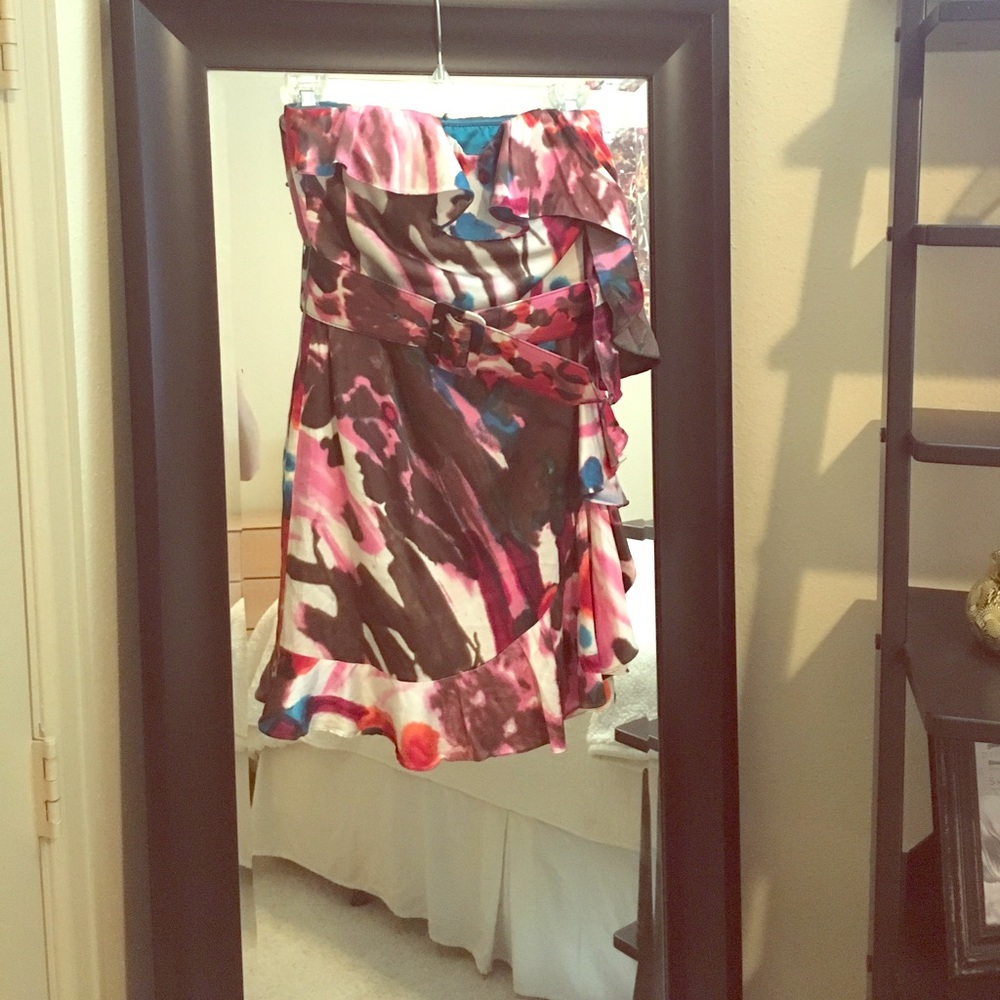 Belted cocktail dress from Express